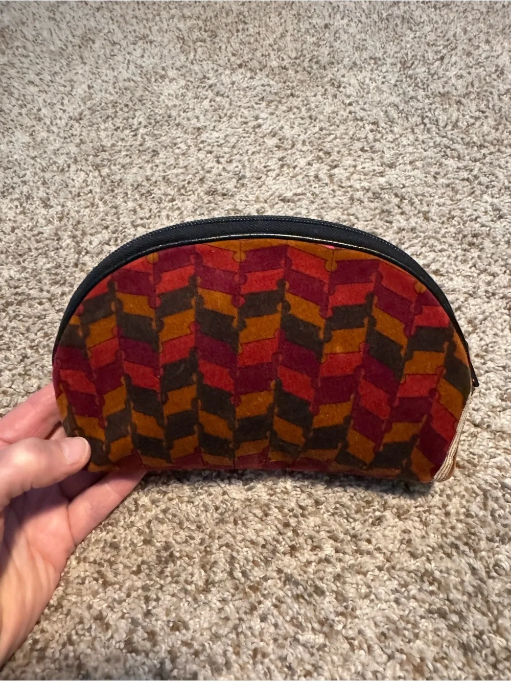 Vintage Emilio Pucci Art Deco Cosmetic Pouch
